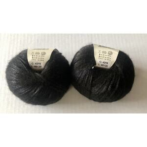 Gazzal Rock N Roll Black Knitting Yarn Acrylic Blend 2 Balls Crafts Crochet New